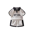 Boys' summer outfit: stylish kids' short-sleeve clothing,  new trendy & edgy baby fashion, street-style children's wear