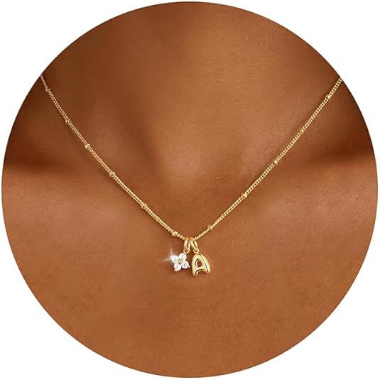 Fashionable and chic 26-letter heart necklace - 14k gold plated, minimalist, versatile, summer accessory for women, understated luxury, niche design