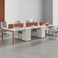 Saint li staff table and chair combination desk employee slot four-person slot furniture 4 card slots 2 casual modern office
