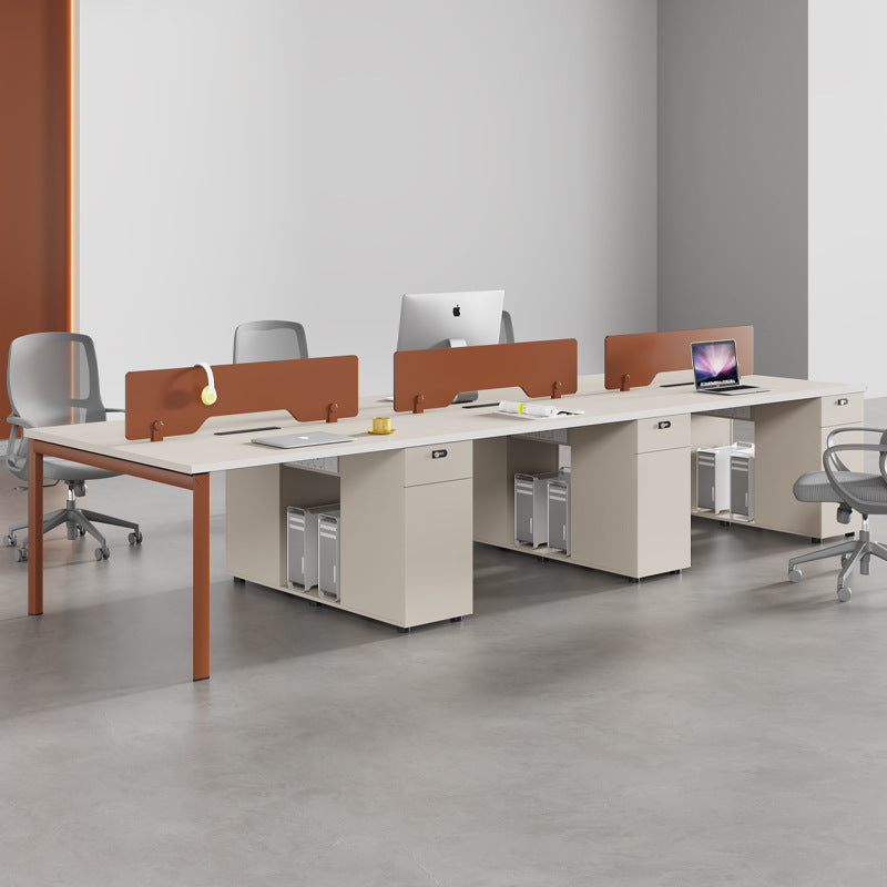 Saint li staff table and chair combination desk employee slot four-person slot furniture 4 card slots 2 casual modern office work