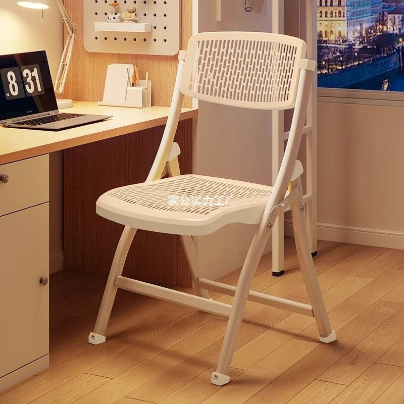 Computer chair sedentary folding back chair office seat student dormitory chair girl desk study stool