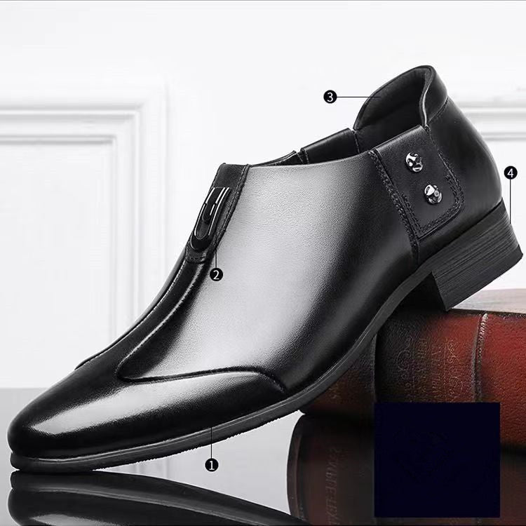 Men's leather shoes - soft leather, soft sole - business casual, work, security, dad shoes - wholesale & dropshipping available