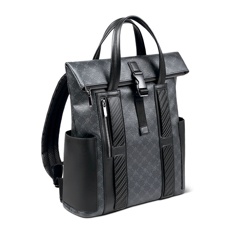 New men's lightweight backpack men's fashion printed backpack large capacity 15.6 inch computer men's bag