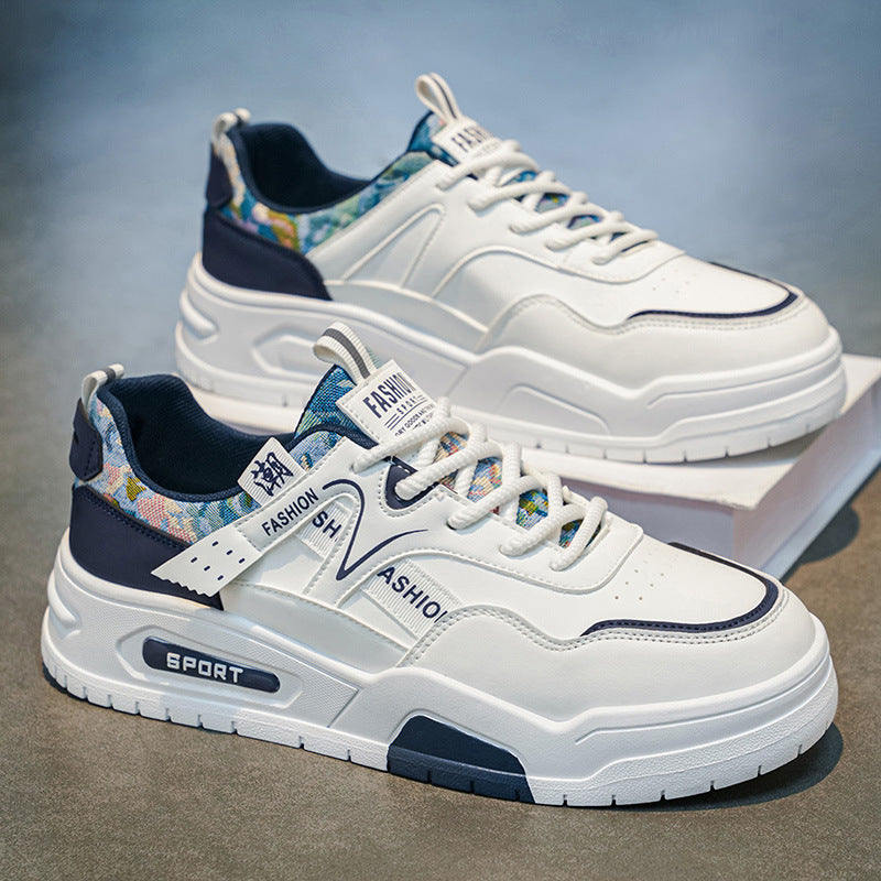 Men's skateboarding shoes - new season low-top casual sneakers - trendy korean style for teens and students - athletic skate shoes for men