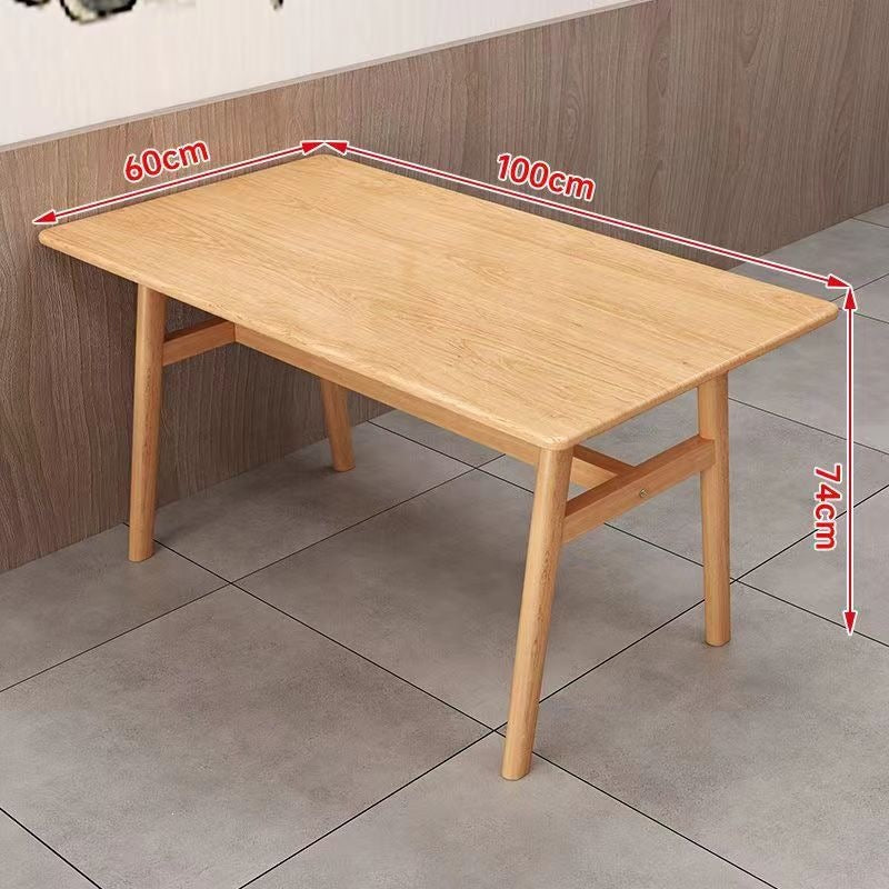 Dining table and chair combination, multi-functional breakfast shop, one table and four chairs, economical rental room dining table, casual rectangular dining table