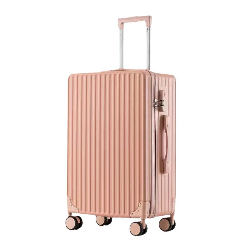 Luggage Internet celebrity female high-value student large-capacity travel male trend 28-inch password universal wheel trolley leather case