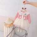 Baby girl spring/autumn  new sweet first birthday dress toddler spring fashion dress - export quality