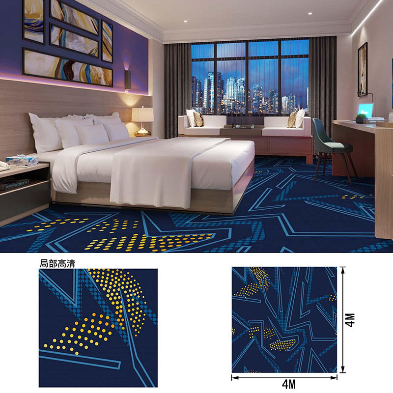 Vip meeting room reception area carpet, thickened nylon fire-retardant large area full coverage hotel stage conference hall carpet