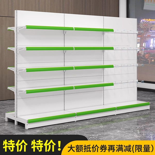 Thickened supermarket shelves Multi-layer shelves Single and double-sided store commissary Convenience store Supermarket display rack Display rack