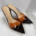 Pointed-toe stiletto heeled clear tpu sandals for women, 2026 summer new arrivals, fashionable and versatile high heels for outdoor wear, trending online
