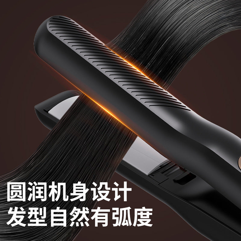 Cross-border new straight clamp, multi-functional three-in-one changer, straight-rolled dual-purpose curling iron, wireless straight clamp splint