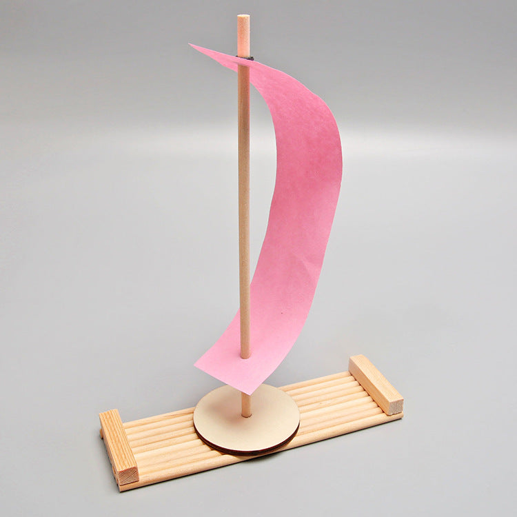 Raft boat technology small production creative small invention science small experiment handmade DIY toy work material