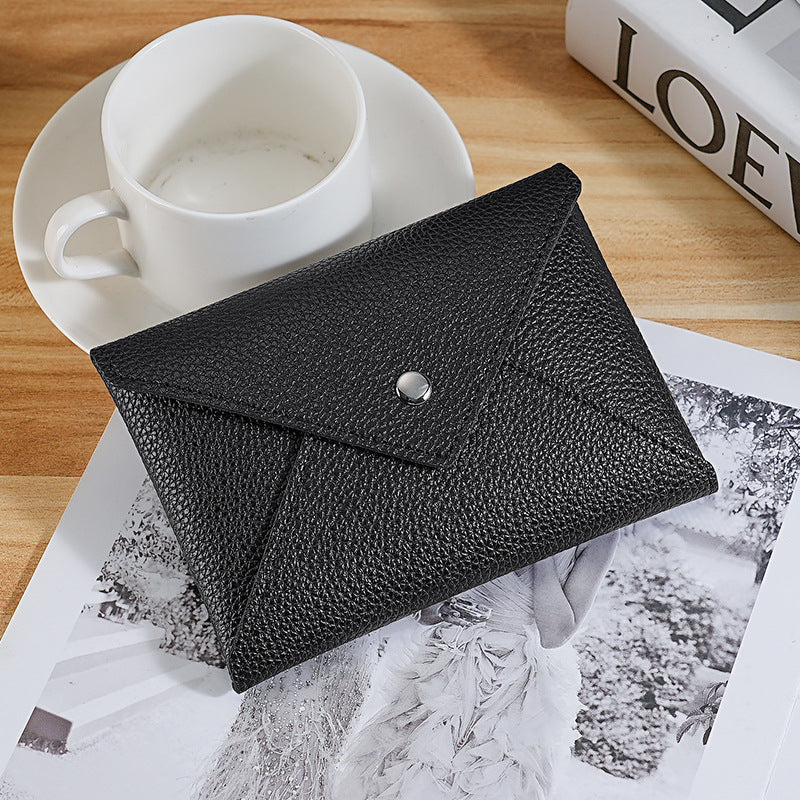 Foreign trade new women's wallet trend PU card bag card cover Korean version simple wallet creative envelope wallet female wholesale