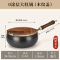 Zhangqiu iron pot big belly pot purely handmade forged small cooking pot mini small iron pot uncoated non-stick for home cooking pot