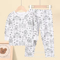 Export independent station stretch cotton boys engineering vehicle sketch coloring plaid fun diy hand-painted graffiti suit