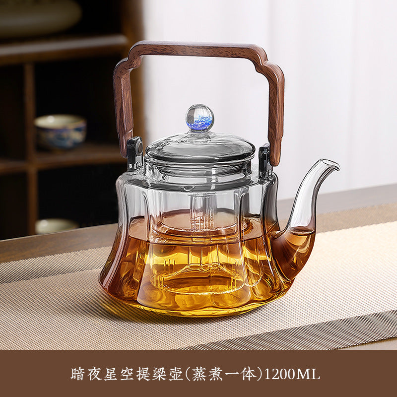 Glass teapot electric ceramic stove suitfor home health pot water kettle stove tea maker stew all-in-one tea stove gift