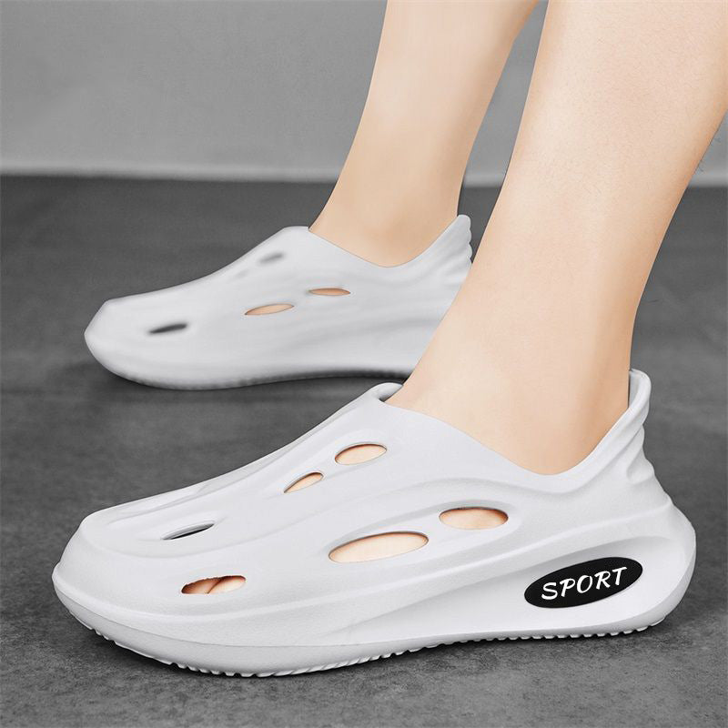 Coconut hole shoes men's summeroutweareva toe cap slippers outdoor casual sports beach sandals men's slippers