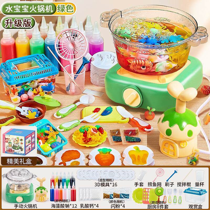 Mushroom water babies diy magic water beads kitchen toy educational gift for boys and girls - perfect for birthdays!