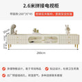 Gold cabinet legs 2.6 tv stand + 1.2m coffee table combo