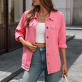 foreign trade fashion  new arrivaleasiest for match classic retro classic loose denim outweartops women