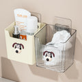 Bathroom toothbrush toothpaste comb storage rack - no drilling required - sink countertop washbasin toilet waste towel storage box