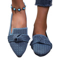 Exportplus size lightweight pointed toe bean women's shoes spring & fallnew arrivalbows comfortable easiest for match suitable non-slip women's flats