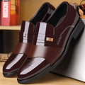 Tiktok viral new men's formal leather shoes - business casual, fashionable pointed toe slip-ons - dropshipping available
