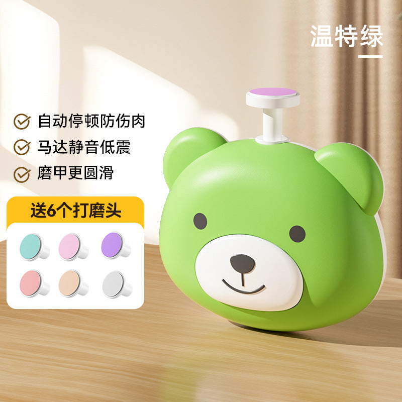 Baby nail clippers newborn baby special polisher toddler electric nail grinder kids nail clipper suit handy gadget