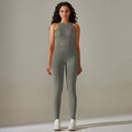 fashion seamless peach solid color tight high elastic vest yoga suit sports fitness yoga suit two-piece set