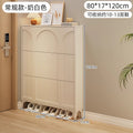 Cream style ultra-thin tipping shoe cabinet for home door small narrow entrance multi-layer entrance cabinet new arrival 2025 popular shoe rack