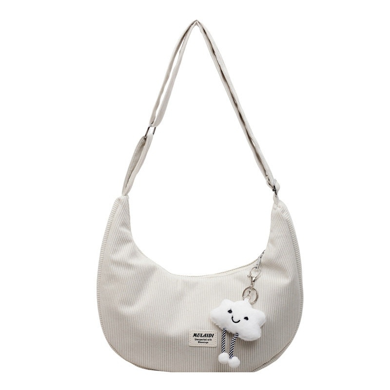 Fall and winter large-capacity bags for women new arrival dumpling bags are popular this year niche style crossbody bags large-capacity shoulder bags