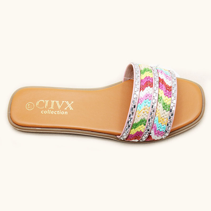 High-quality Hot selling Nigeria slippers spot wholesale women's rhinestone slippers