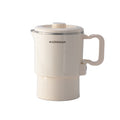 New foldable kettle - portable electric kettle for travel and business trips - stainless steel electric hot water cup - small mini cross-border