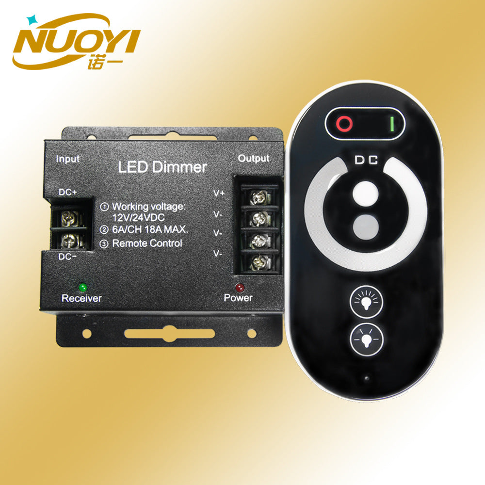 Full touch RGB iron box RF controller 12-24V low voltage COB light with LED lamp dimmer