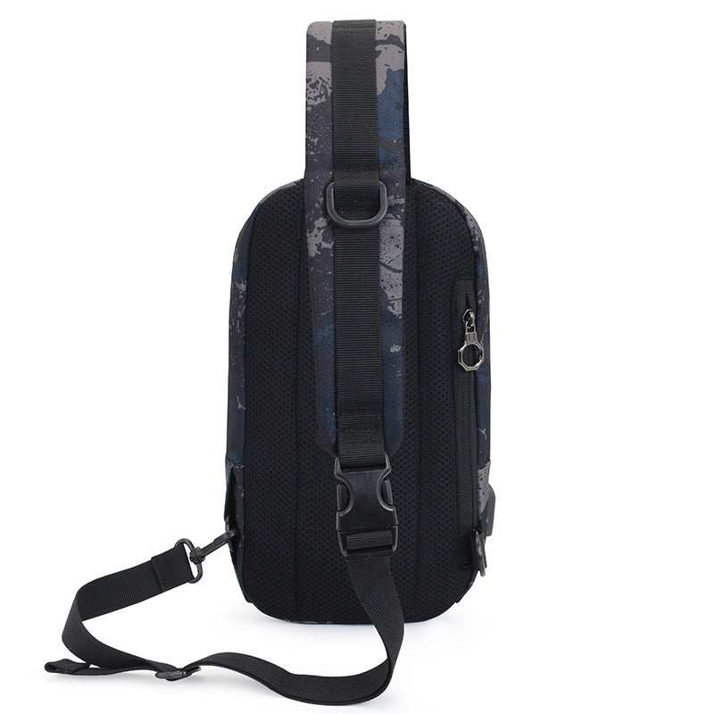 FREE KNIGHT trendy brand small breast bag men's outdoor sports and leisure shoulder bag cross backpack soft messenger bag