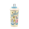 High-style, affordable luxury coffee thermos. large capacity water bottle made with 316l stainless steel, perfect for home use. features a thickened, cartoon-themed straw