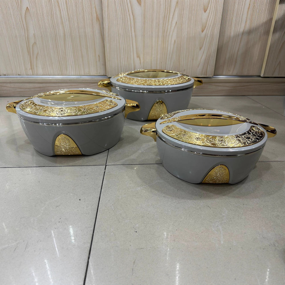 1.5l-2.5l-4.0l food warmer containerforeign trade 3pcs thermal insulation box set