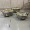 1.5l-2.5l-4.0l food warmer containerforeign trade 3pcs thermal insulation box set