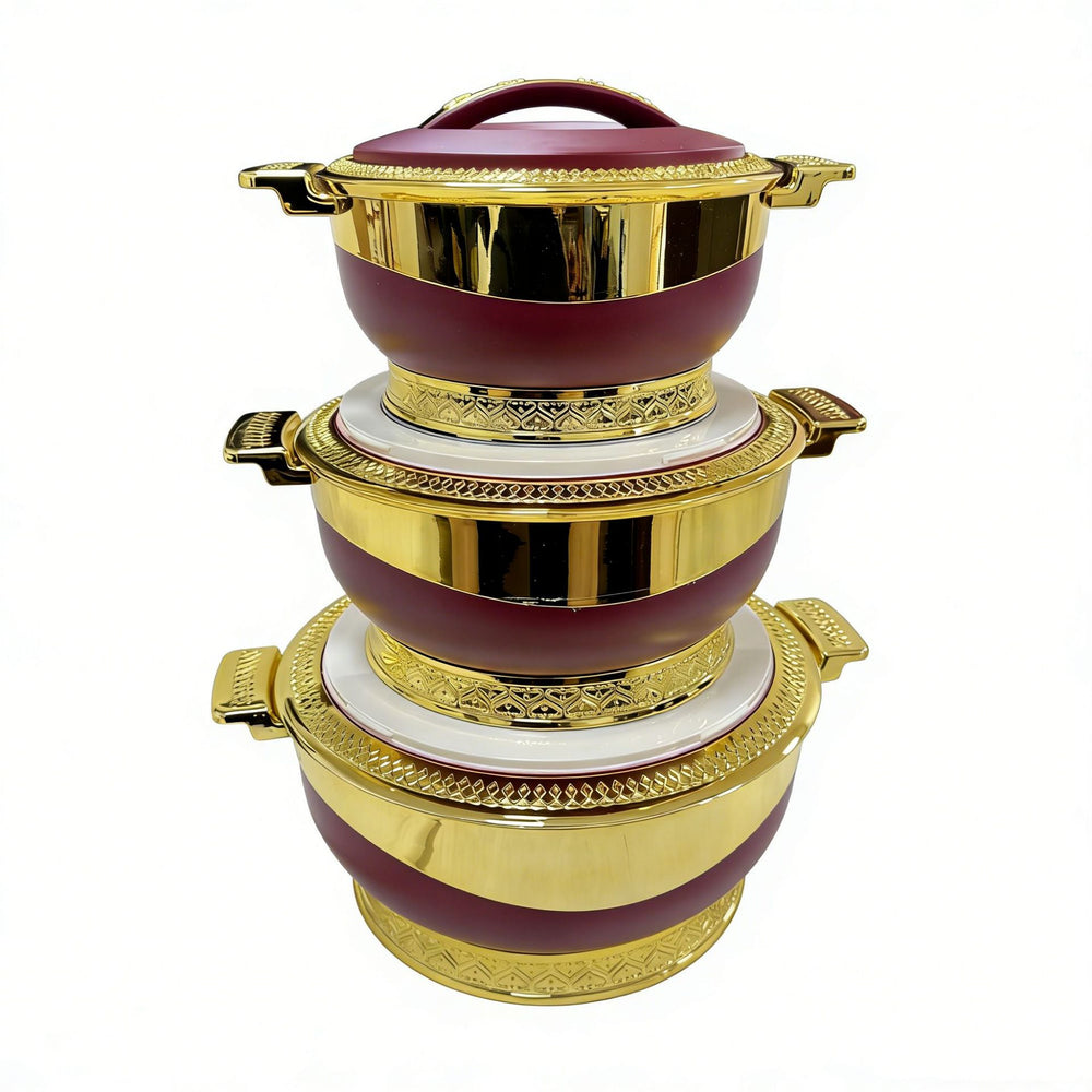 Factory price food warmer container 2.2l-4.4ml-6.5l 3pcs thermal insulation box