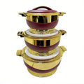 Factory price food warmer container 2.2l-4.4ml-6.5l 3pcs thermal insulation box