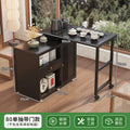 Modern minimalist tea table set - portable, rotating, kung fu tea brewing, all-in-one design for home, small apartments, balcony tea table/tea station