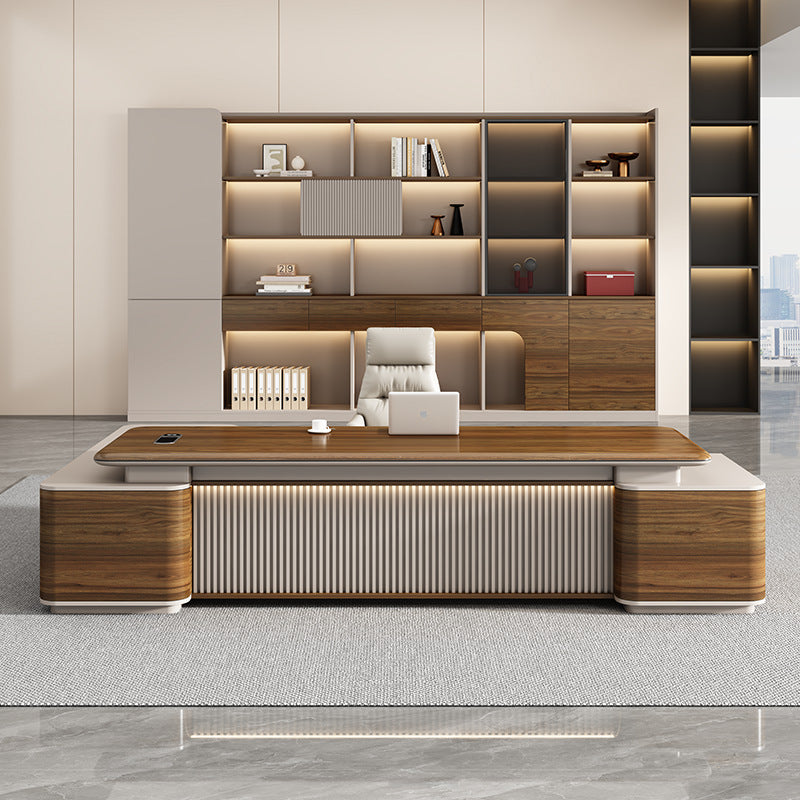 Office minimalist modern file cabinet wooden document financial records small cabinet low cabinet panel drawer style