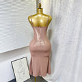 Summer sexy sheer suspender dress - elegant, backless, new arrival - slim fit, low-cut maxi dress
