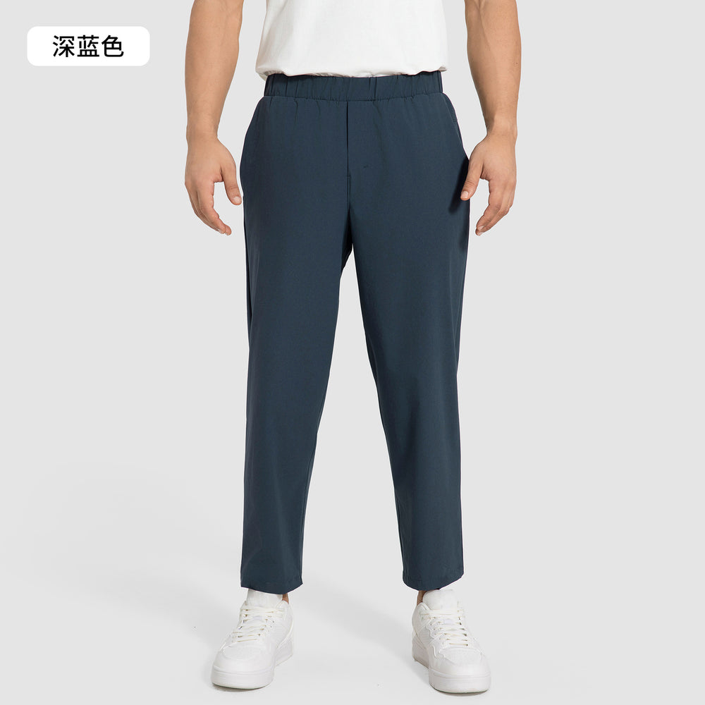 New men's straight-leg casual pants - spring/summer collection. relaxed fit, versatile, lightweight, quick-drying, ideal for running and sports. style: dmk004