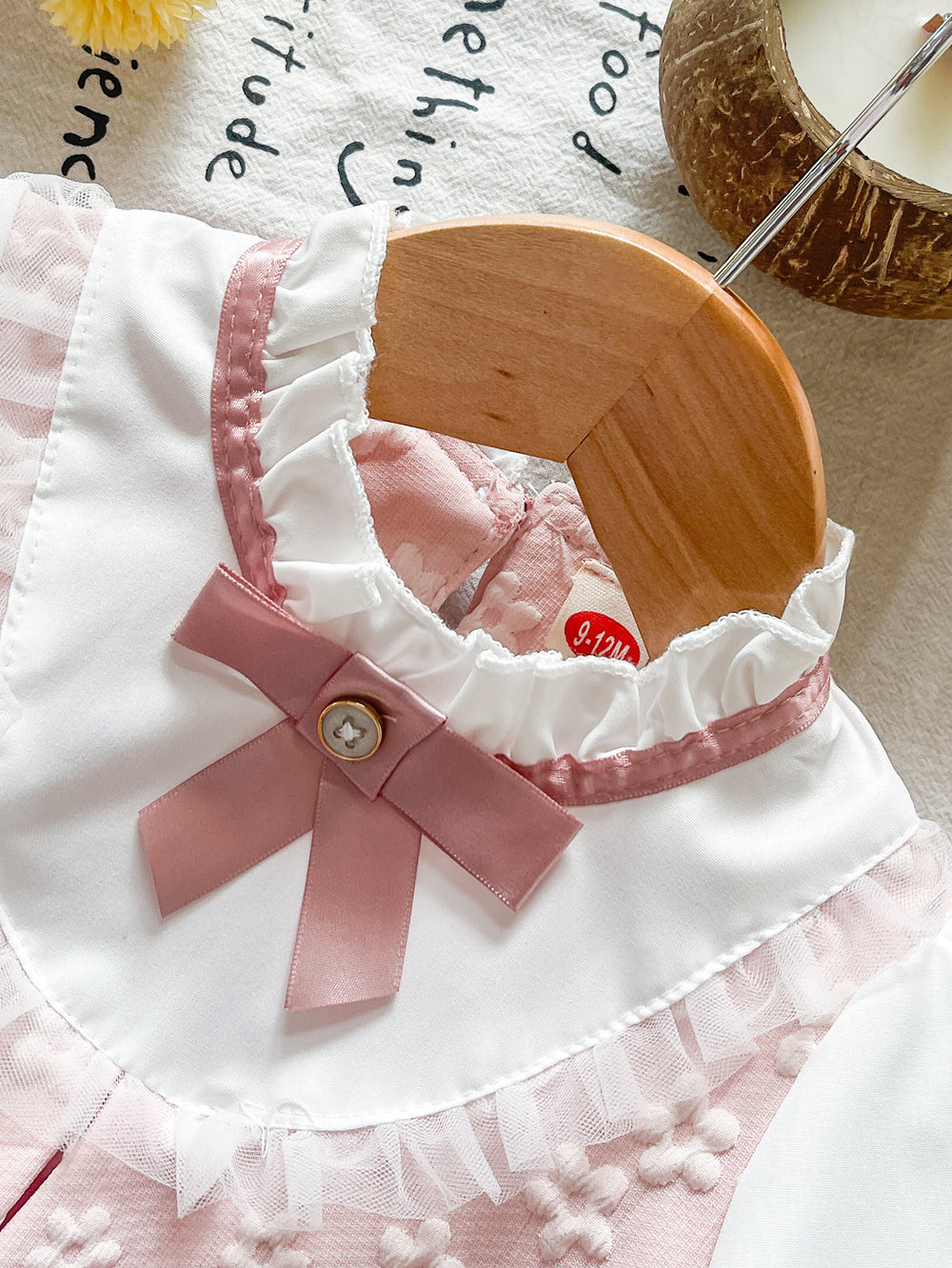 cross-border hot-selling floral fabric chic baby girl faux two-piece chanel-inspired princess dress