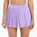 Cloud-feel breathable slimming hip-hugging sports skort - outdoor running, fitness, tennis, pleated skirt, anti-exposure yoga skort