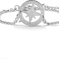 New south american hexagram sun spider flower swastika stainless steel pendant bracelet - wholesale unique jewelry