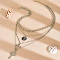 Long necklace wholesale european and american cross-border stylish cross jewelry accessible luxury niche stacked pendant necklace women's sweater chain