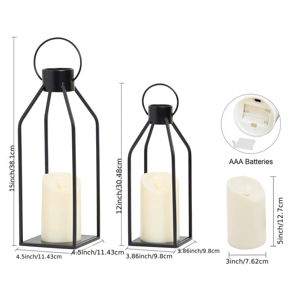 amazon casual candle holder black iron home candle holder desktop decoration outdoor garden wind lamp decoration