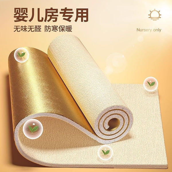 Self-adhesive linen waterproof wall sticker decoration renovation thickened warm anti-collision environmental protection living room children's bedroom background wallpaper